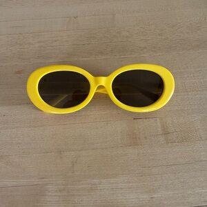 Clare V Yellow Sunglasses